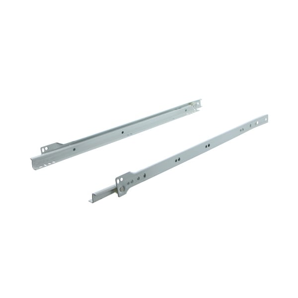 Ultra Hardware 22" White Metal Drawer Slide, Package of 2 98469 Zoro